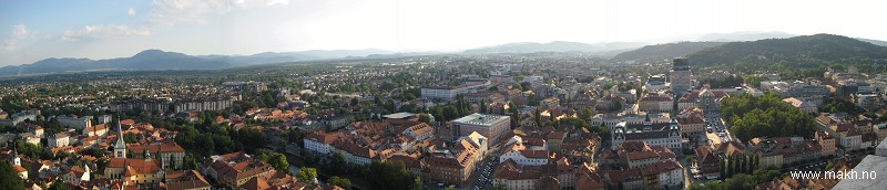 Utsikt over Ljubljana